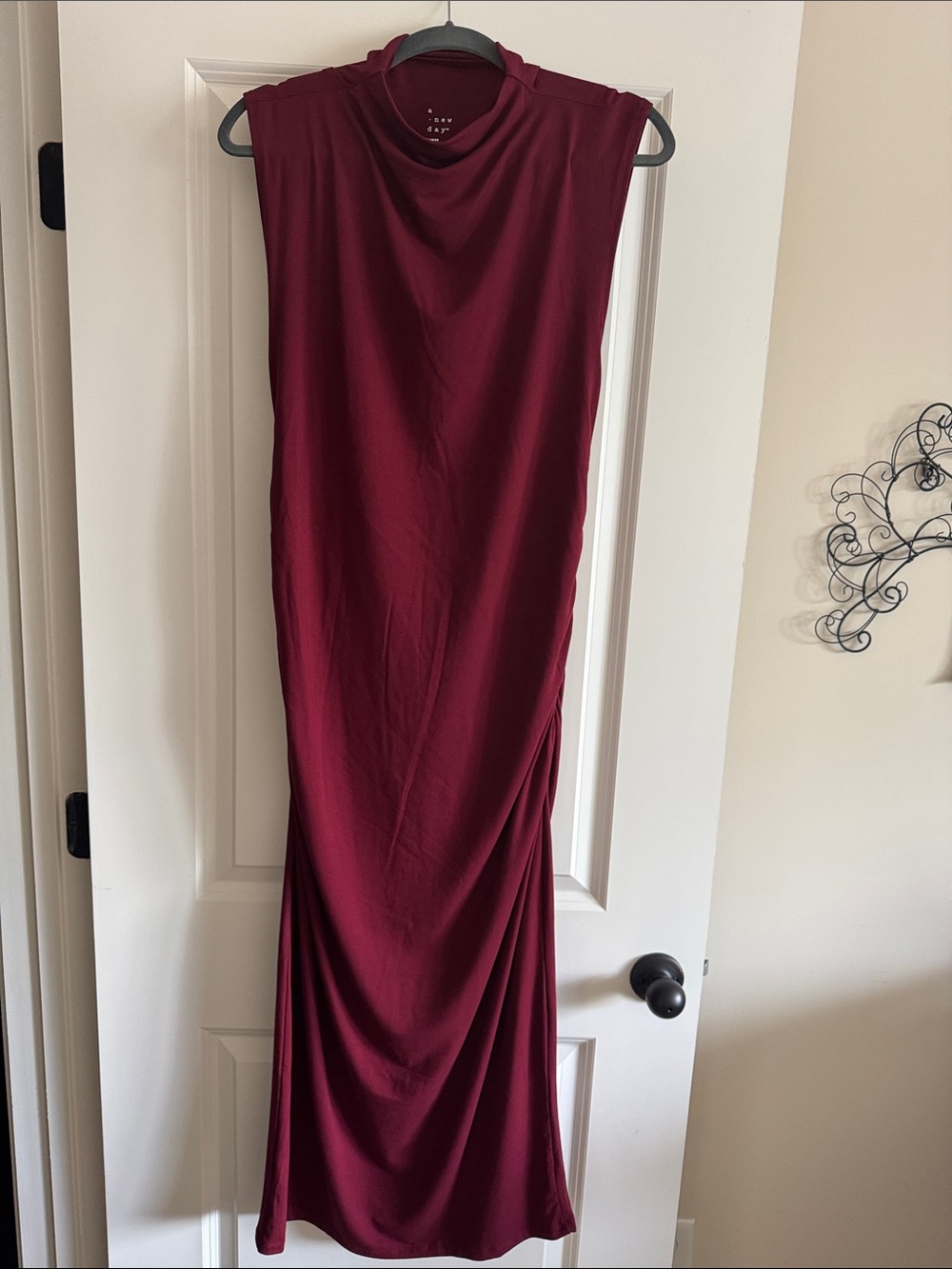 Target Burgundy Sleeveless Maxi Dress